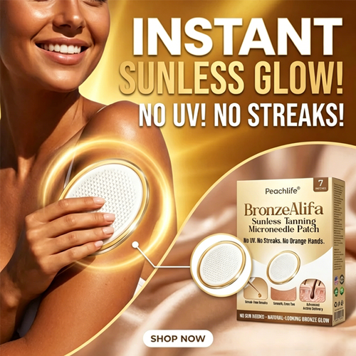 Peachlife® BronzeAura Sunless Tanning Microneedle Patch