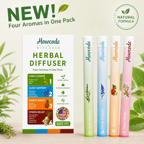 Howcode®New Blend - Full Set Diffusers – 4 Aroms In 1 Box